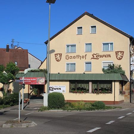 Hotel-Restaurant Lowen Süßen Exterior foto